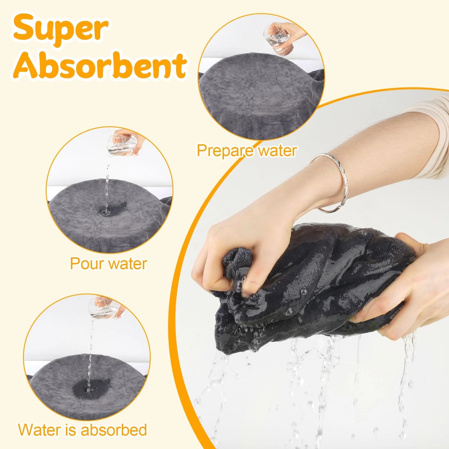 Quick-Drying Pet Towel Absorbent Pet Microfiber Bath Towel for Dogs Cats Soft Lint-Free Fiber Dog Towels Pet Cat Blanket