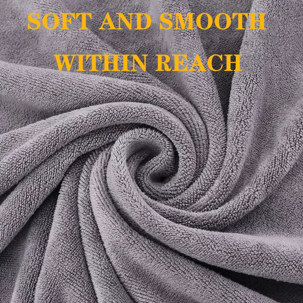 Quick-Drying Pet Towel Absorbent Pet Microfiber Bath Towel for Dogs Cats Soft Lint-Free Fiber Dog Towels Pet Cat Blanket