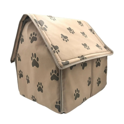 PORTABLE DOG Footprint HOUSE , Warm and Comfortable and Everywhere